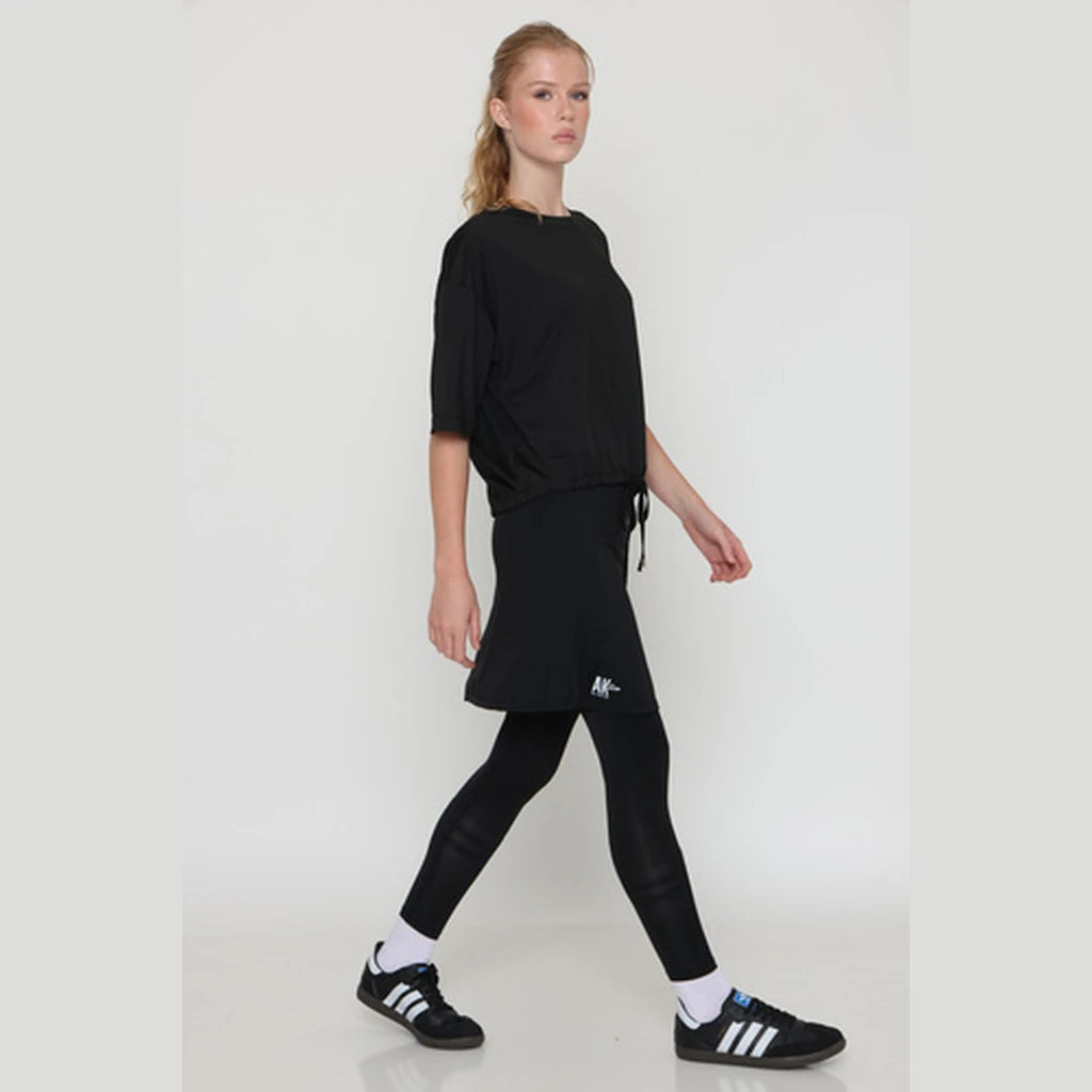 Super Light Short Black Sports Skirt