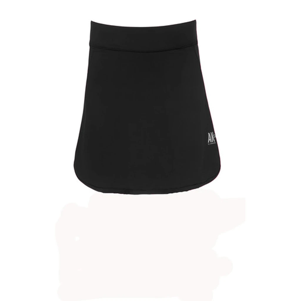 Short Black Sports Skirt with Built-In Shorts