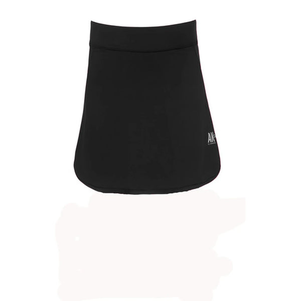 Short Black Sports Skirt with Built-In Shorts