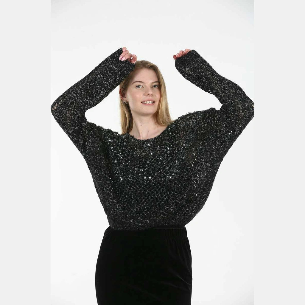 Black Knit Sweater
