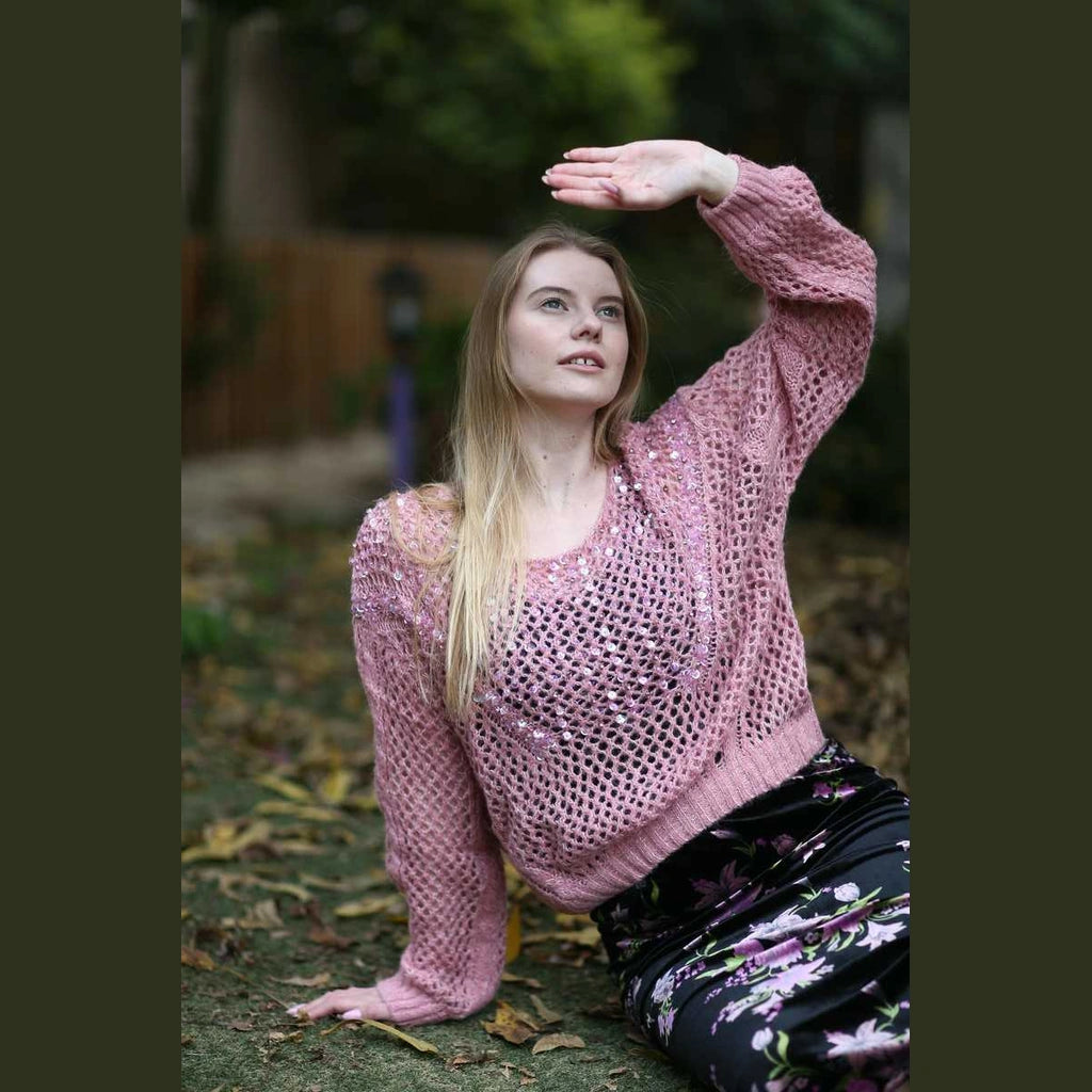 Pink Knit Sweater