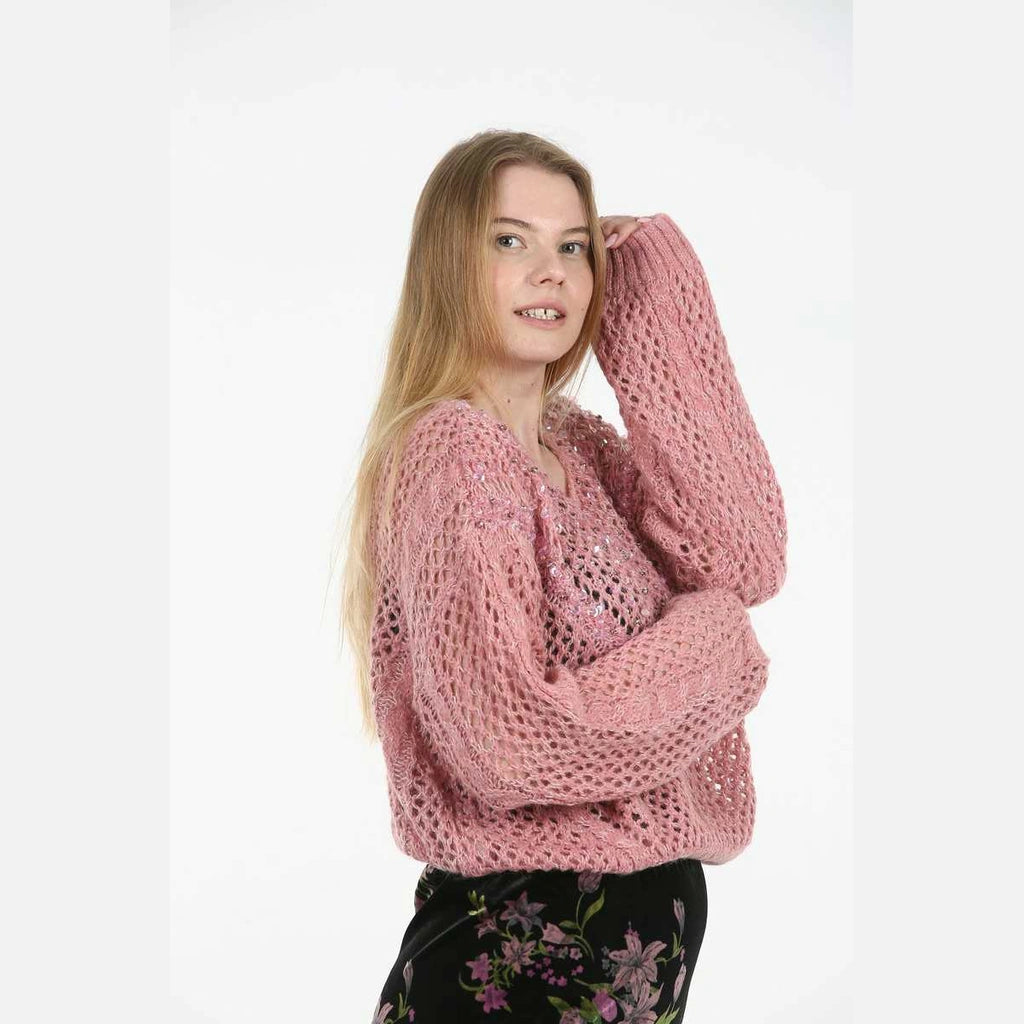 Pink Knit Sweater