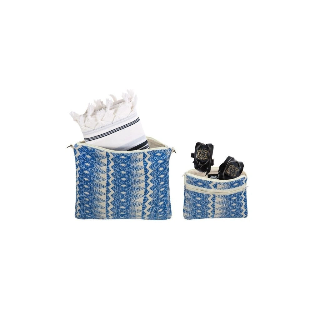 Blue Ethnic Tallit Bag