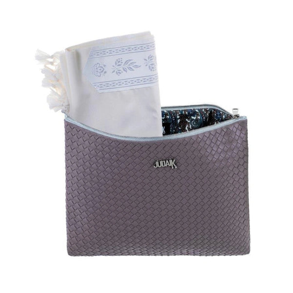Blue Label Light Purple 3D Faux Leather Tallit Bag