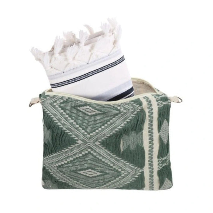 Tribal Green Tallit Bag