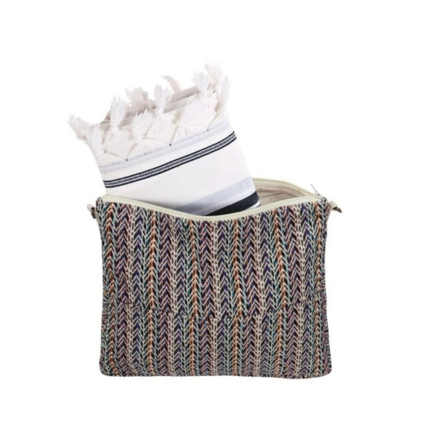 Zigzag Pattern Tallit Bag