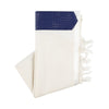 Elegant Tallit with Blue Faux Leather Atarah