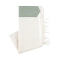 Elegant Tallit with Green Faux Leather Atarah