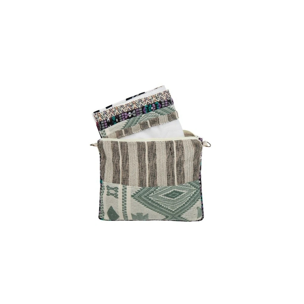Elegant Tallit with Desert Green Atarah