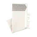 Elegant Tallit with Beige Tweed Atarah