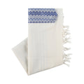 Elegant Tallit with Light Blue Knitted Fabric Atarah