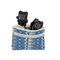 Blue Ethnic Tefillin Bag