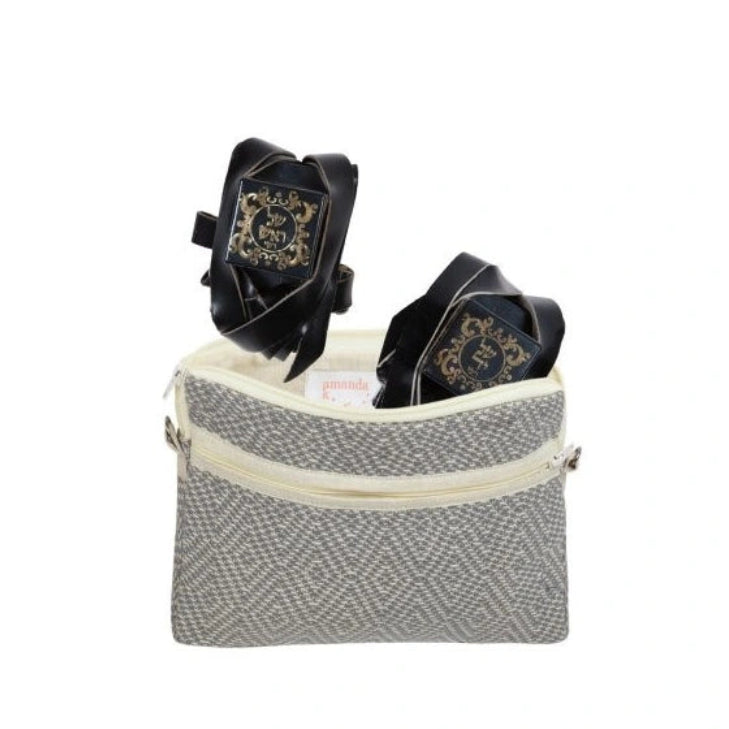 Classic Herringbone Tefillin Bag