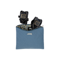 Blue Faux Leather Tefillin Bag