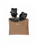 Camel Faux Leather Tefillin Bag