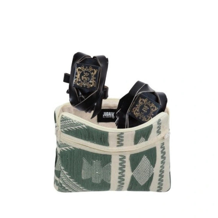 Tribal Green Tefillin Bag