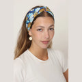 Thin Cotton Turban Head Covering – Blue