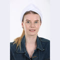 Thin Jersey Turban Head Covering – WHITE