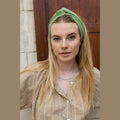 Thin Jersey Turban Head Covering – Green