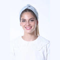 Basic Cotton Turban Head Covering – Light Blue
