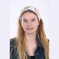 Thin Pastel Print Turban Head Covering
