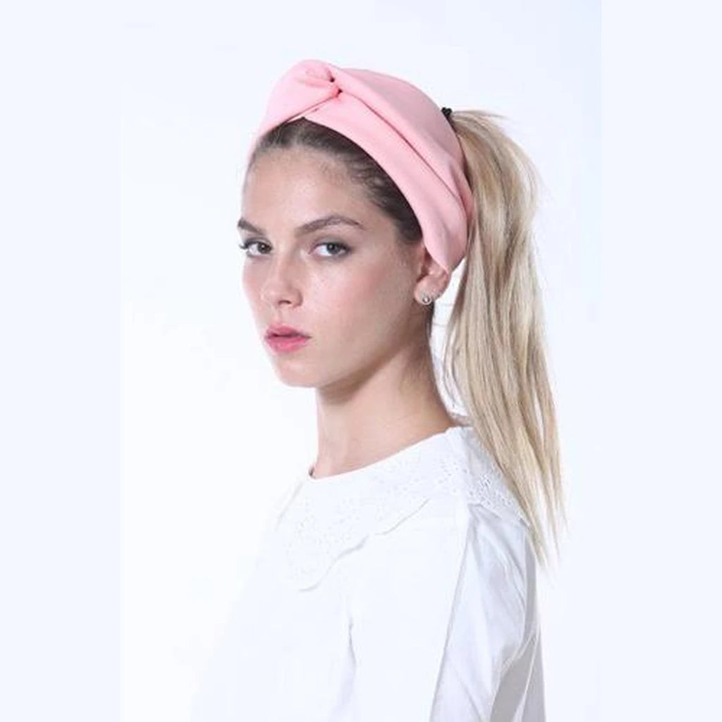 Thin Scuba Turban Head Covering – Pink