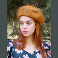 Terracotta Tulle Beret