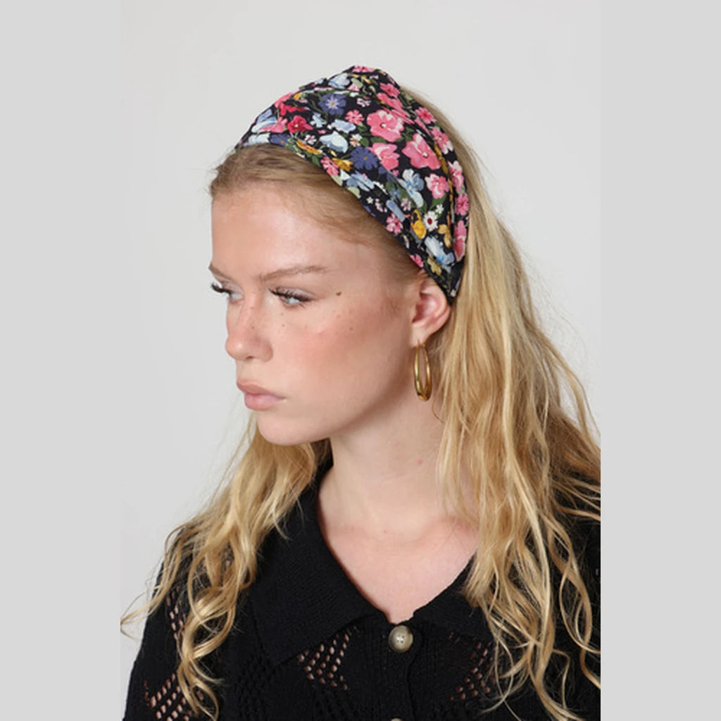 Colorful Floral Turban Headband
