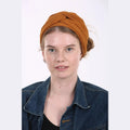 Brown Jersey Partial / Full Coverage Turban Headwrap