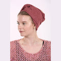 Dark Pink Jersey Partial / Full Coverage Turban Headwrap