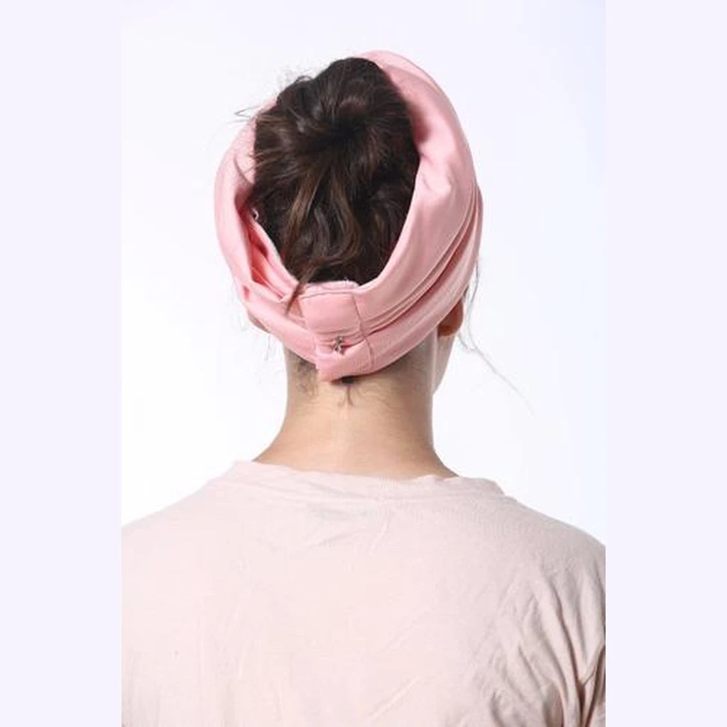 Partial & Full Coverage Scuba Turban Head Covering – Pink