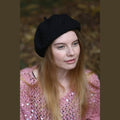Black Tweed Beret