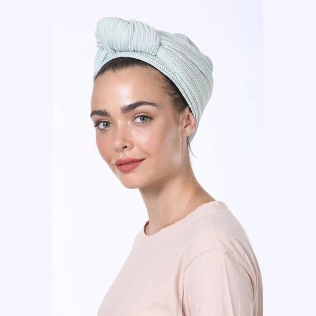 Mint Partial / Full Coverage Turban Headwrap with Volume