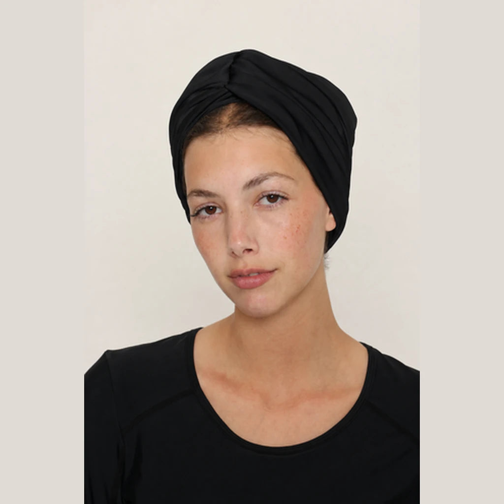 Wide/Full Water Turban – Black