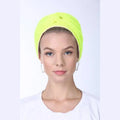 Neon Yellow Mesh Partial / Full Coverage Turban Headwrap