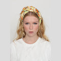 Yellow Floral Tie Headband